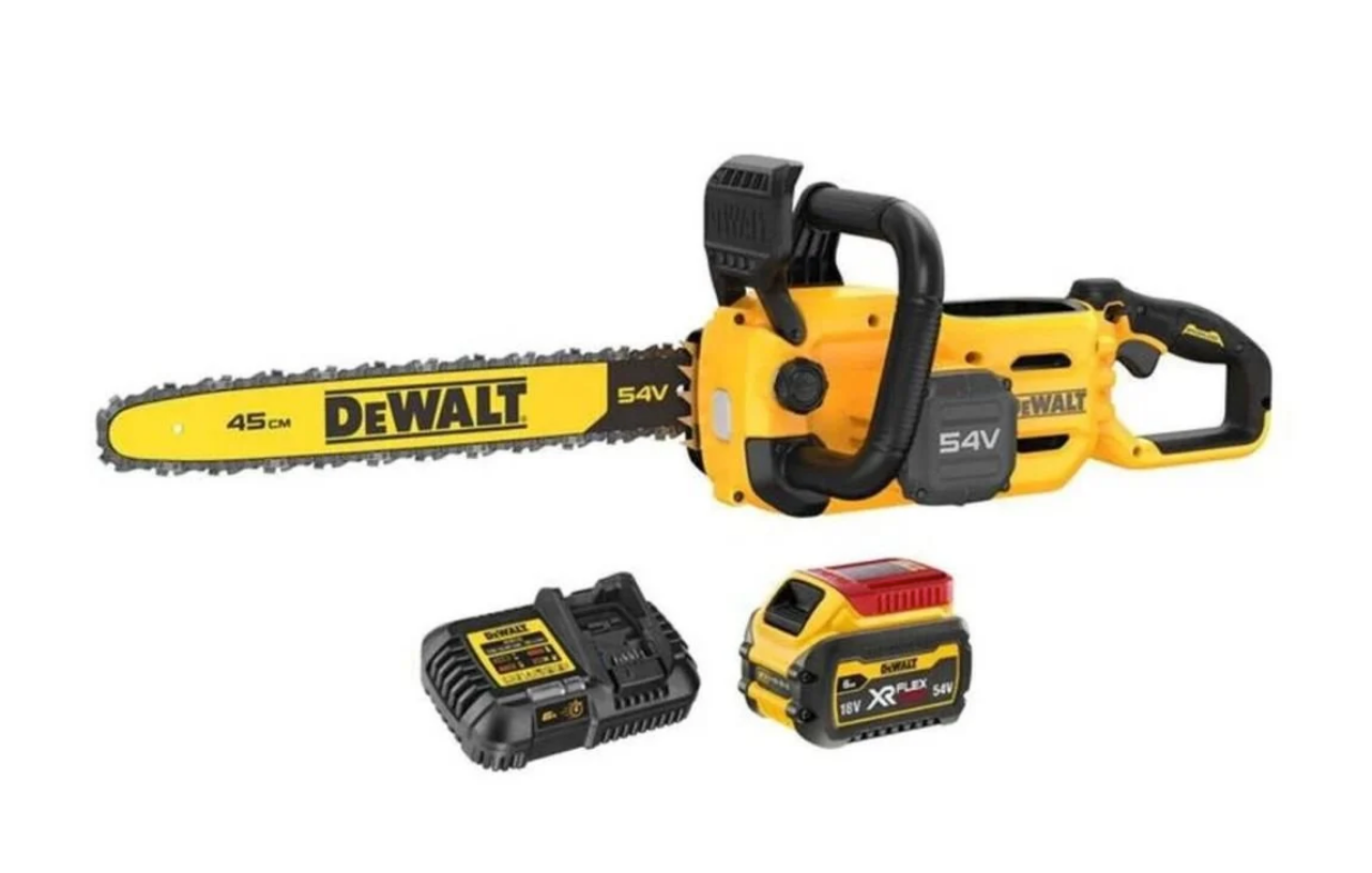 DCMCS574T1-XE- 54V 45cm Chainsaw Cordless KIT